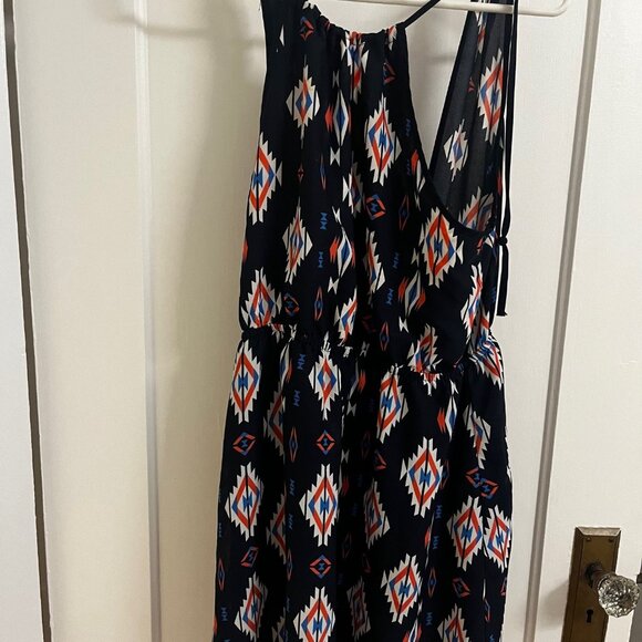 Black Crochet detail dress & Colorful Aztec dress - Picture 2 of 2